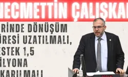 Necmettin Çalışkan: 'Yerinde Dönüşüm süresi uzatılmalı, destek 1,5 milyona çıkarılmalı'