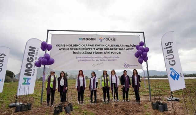 Aydın'da Güriş Holding'ten 3 bin 600 incir fidanı