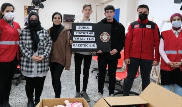 Bursa Yıldırım MTAL’ den Kızılay’a destek