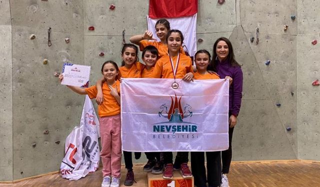 Nevşehirli sporcu Türkiye üçüncüsü oldu