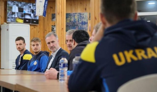 Ülkelerine dönemeyen Ukrayna Milli Takımı Bursa İnegöl’de misafir ediliyor
