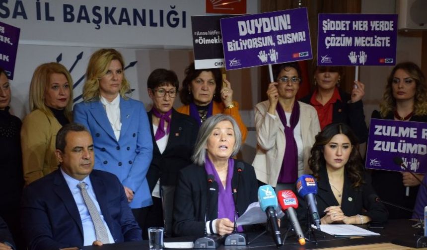 Bursa'da CHP ve Gelecek'ten ortak 8 Mart mesajı