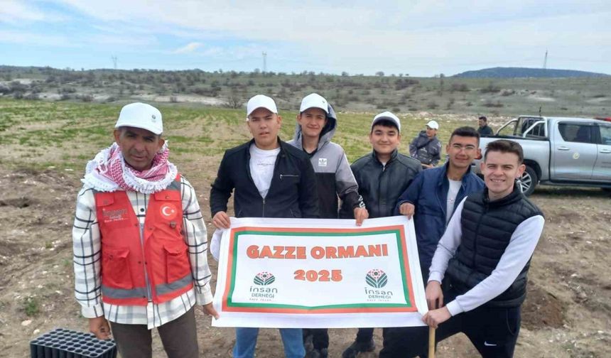 Kütahya’da "Gazze Ormanı" kuruldu